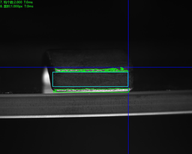侧面正光检测良品分析图
